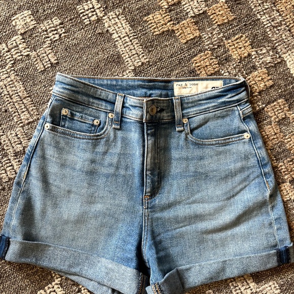 Rag and Bone Nina High Rise Shorts - size 25 - Picture 2 of 3